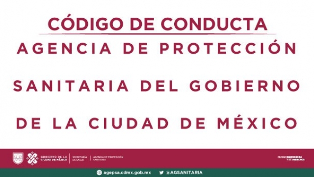 Código de Conducta de la Agencia de Protección Sanitaria