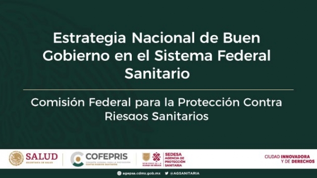 Estrategia Nacional de Buen Gobierno en el Sistema Federal Sanitario